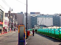 The shopping district where Mr. Kei and Touko walked together image