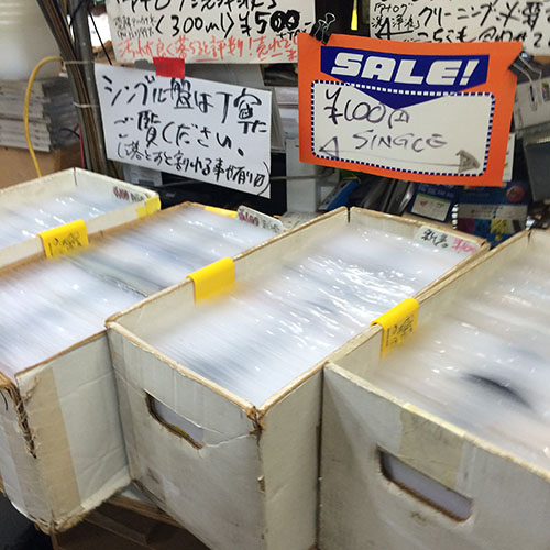 シングル盤コーナー