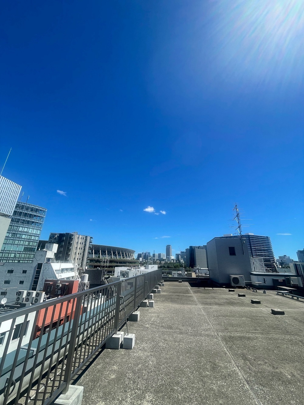 屋上デッキ