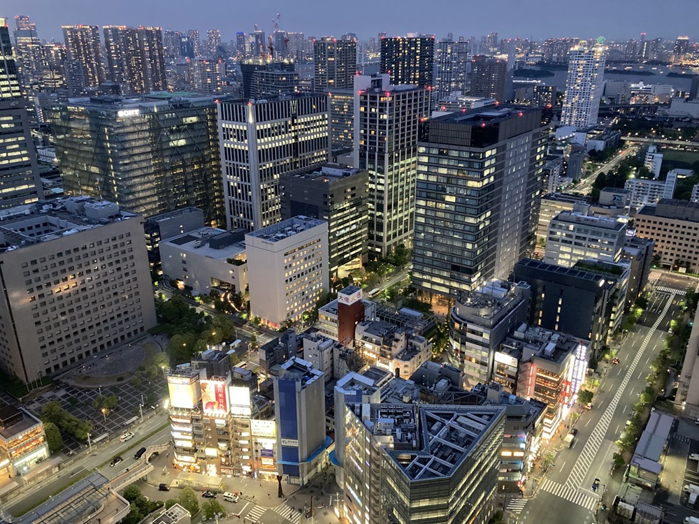 屋上からの夜景