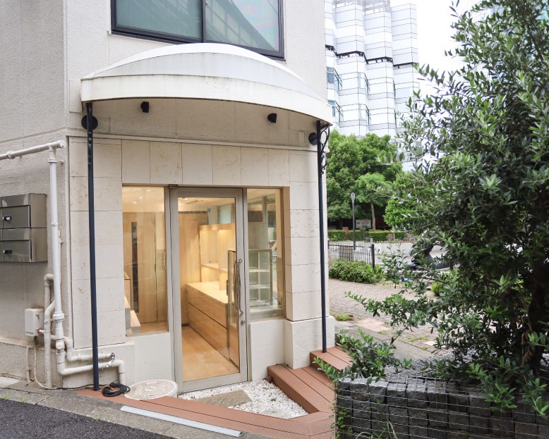 店舗外観の様子。