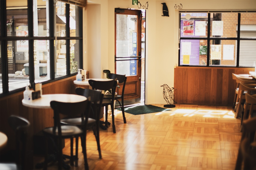 広々とした店内です。