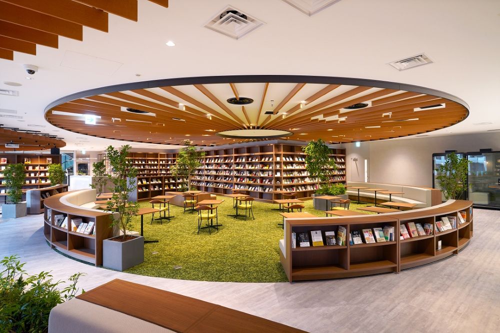 グリーンを基調とした空間です。