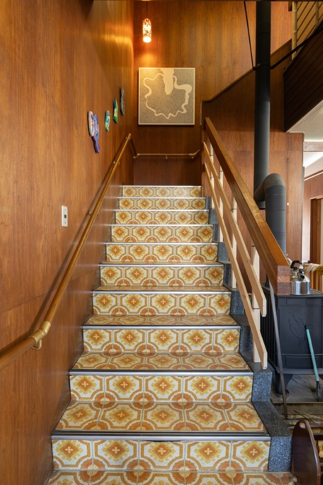 階段は吹き抜けになっています