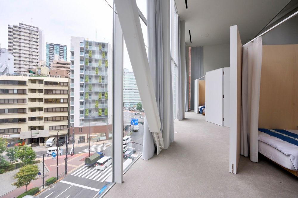 4Fフロア（ドミトリータイプの宿泊ルーム）