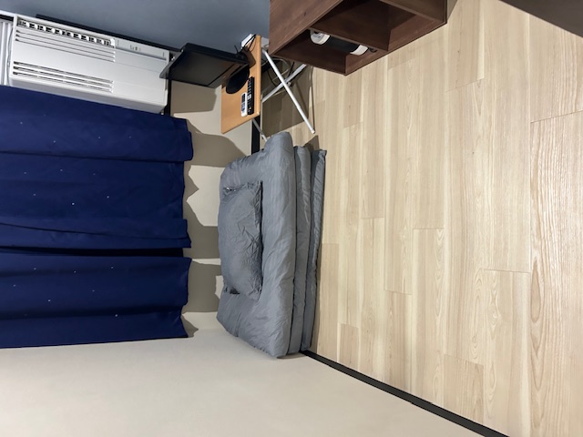 個室内です。こちらも広さ3畳ほどです。